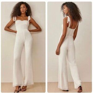 Reformation Alfred Jumpsuit (White)